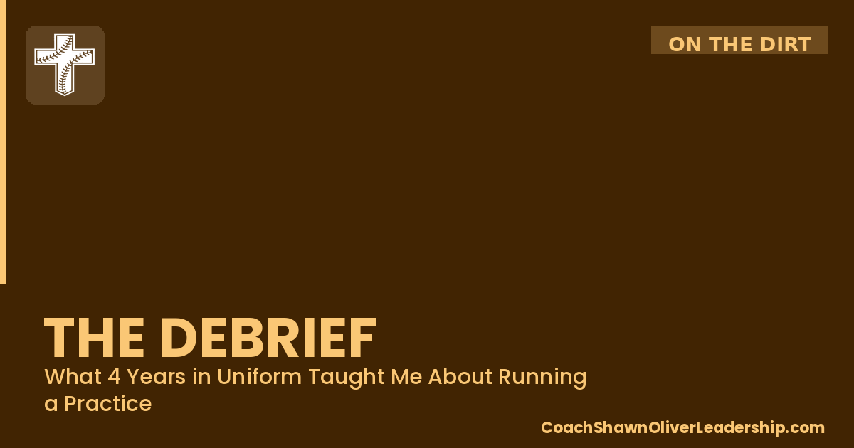 The Debrief: What Four Years in Uniform Taught Me About Running a Practice